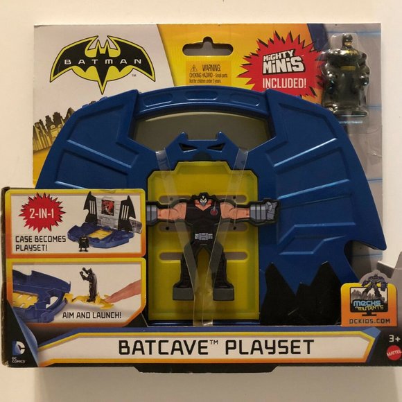 🧿 2 for $25 🧿 Mighty Minis - Batman - Batcave 2-in-1 Playset - Picture 4 of 8